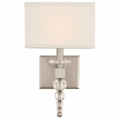 Crystorama Clover 1 Light Wall Mount - Brushed Nickel - CLO-8892-BN