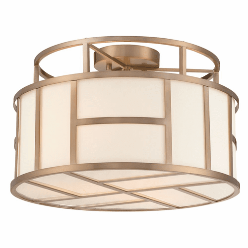 Crystorama Danielson 3 Light Ceiling Mount - Vibrant Gold - DAN-400-VG