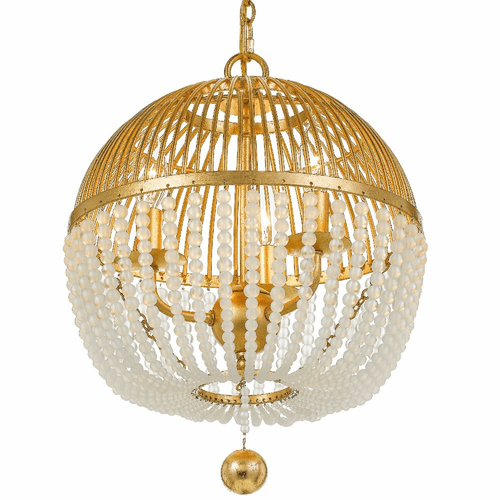 Crystorama Duval 3 Light Mini Chandelier - Antique Gold - DUV-623-GA