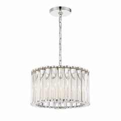 Crystorama Elliot 4 Light Ceiling Mount - Polished Nickel - ELL-B3004-PN_CEILING