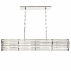 Crystorama Elliot 6 Light Chandelier - Polished Nickel - ELL-B3007-PN