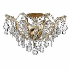Crystorama Filmore 5 Light Hand Cut Crystal Semi-Flush I - 4457-GA-CL-MWP