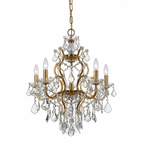 Crystorama Filmore 6 Light Crystal Gold Chandelier I - 4455-GA-CL-MWP