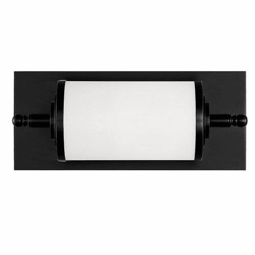 Crystorama Foster 1 Light Wall Mount - Matte Black - FOS-A8050-MK