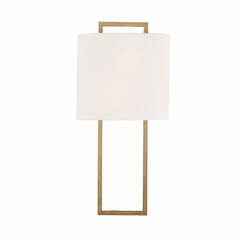 Crystorama Fremont 2 Light Wall Mount - Vibrant Gold - FRE-422-VG