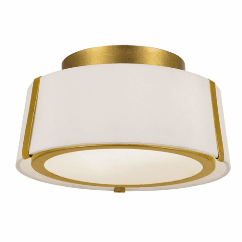 Crystorama Fulton 2 Light Ceiling Mount - Antique Gold - FUL-903-GA