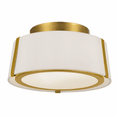 Crystorama Fulton 2 Light Ceiling Mount - Antique Gold - FUL-903-GA