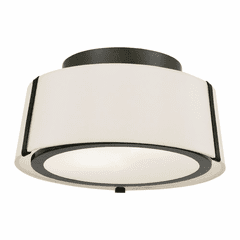 Crystorama Fulton 2 Light Ceiling Mount - Black - FUL-903-BK Crystorama Fulton 2 Light Ceiling Mount - Black - FUL-903-BK