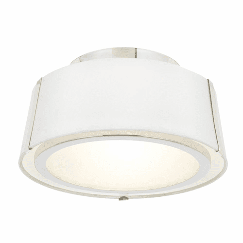 Crystorama Fulton 2 Light Ceiling Mount - Polished Nickel - FUL-903-PN