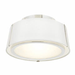 Crystorama Fulton 2 Light Ceiling Mount - Polished Nickel - FUL-903-PN