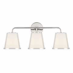 Crystorama Fulton 3 Light Bath Vanity - Polished Nickel - FUL-913-PN