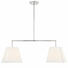 Crystorama Fulton 4 Light Chandelier - Polished Nickel - FUL-906-PN