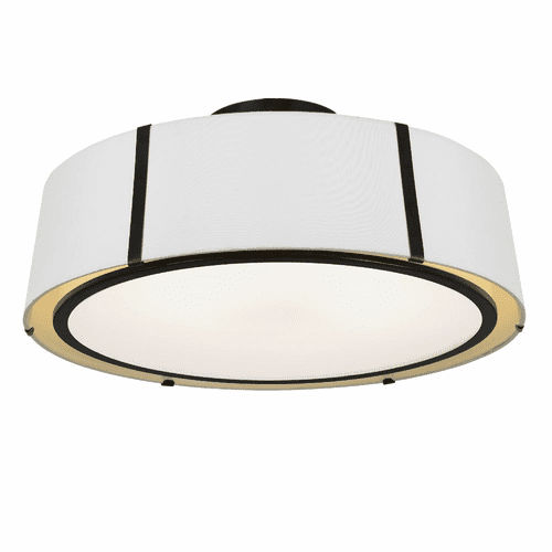Crystorama Fulton 6 Light Ceiling Mount - Black - FUL-907-BK_CEILING