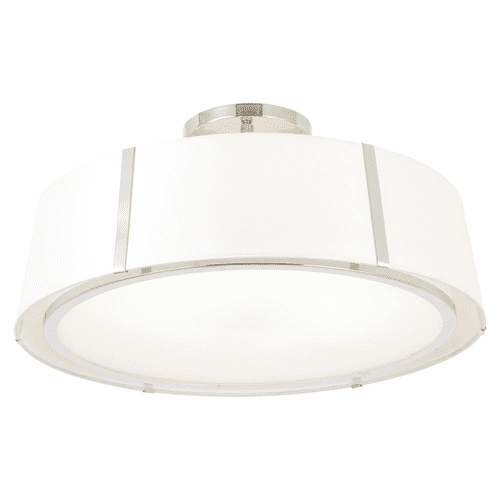 Crystorama Fulton 6 Light Ceiling Mount - Polished Nickel - FUL-907-PN_CEILING