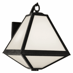 Crystorama Glacier 2 Light Outdoor Wall Mount - Black Charcoal - GLA-9722-OP-BC