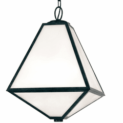 Crystorama Glacier 3 Light Outdoor Chandelier - Black Charcoal - GLA-9705-OP-BC
