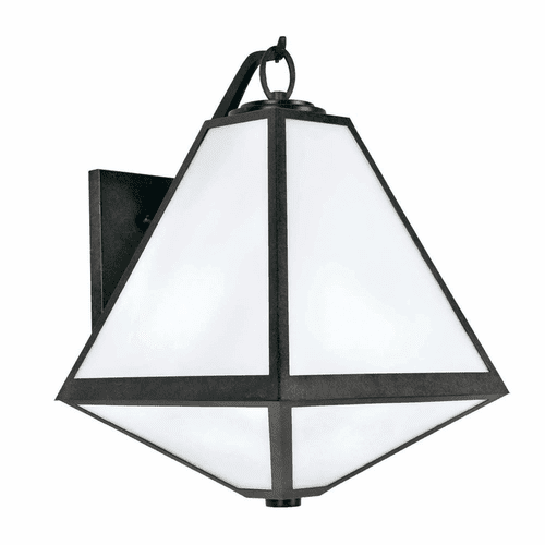 Crystorama Glacier 3 Light Outdoor Wall Mount - Black Charcoal - GLA-9702-OP-BC