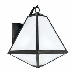 Crystorama Glacier 3 Light Outdoor Wall Mount - Black Charcoal - GLA-9702-OP-BC