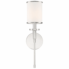 Crystorama Hatfield 1 Light Wall Mount - Polished Nickel - HAT-471-PN