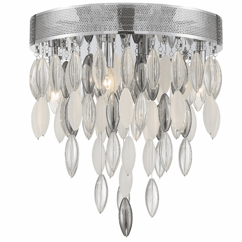 Crystorama Hudson 4 Light Ceiling Mount - Polished Chrome - HUD-A2214-CH