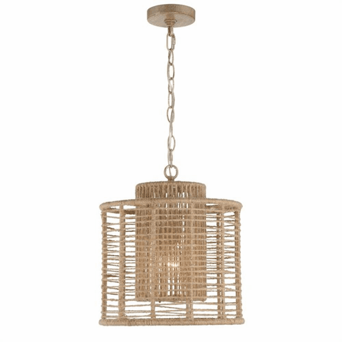 Crystorama Jayna 1 Light Pendant - Burnished Silver - JAY-A5001-BS