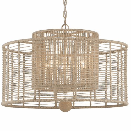 Crystorama Jayna 4 Light Chandelier - Burnished Silver - JAY-A5004-BS