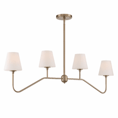 Crystorama Keenan 4 Light Chandelier - Vibrant Gold - KEE-A3004-VG