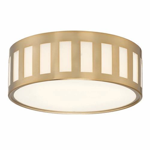 Crystorama Kendal 3 Light Ceiling Mount - Vibrant Gold - KEN-2203-VG