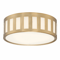 Crystorama Kendal 3 Light Ceiling Mount - Vibrant Gold - KEN-2203-VG