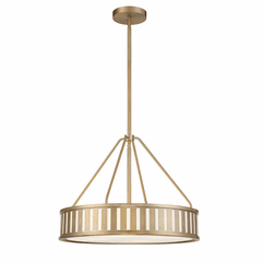 Crystorama Kendal 4 Light Pendant - Vibrant Gold - KEN-8304-VG Crystorama Kendal 4 Light Pendant - Vibrant Gold - KEN-8304-VG