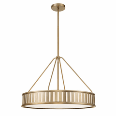 Crystorama Kendal 6 Light Pendant - Vibrant Gold - KEN-8306-VG