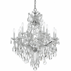 Crystorama Maria Theresa 13 Light Clear Crystal Chandelier - 4413-CH-CL-MWP