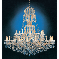 Crystorama Maria Theresa 37 Light Clear Crystal Gold Chandelier - 4460-GD-CL-MWP Crystorama Maria Theresa 37 Light Clear Crystal Gold Chandelier - 4460-GD-CL-MWP