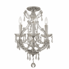 Crystorama Maria Theresa 4-LT Ceiling Mount - Plsh Chrome - 4473-CH-CL-SAQ_CEILING