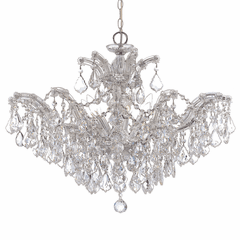 Crystorama Maria Theresa 6 Light Spectra Crystal Chrome Chandelier II - 4439-CH-CL-SAQ