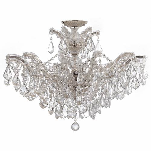 Crystorama Maria Theresa 6-LT Ceiling Mount - Plsh Chrome - 4439-CH-CL-SAQ_CEILING