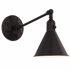 Crystorama Morgan 1 Light Wall Mount - Matte Black - MOR-8800-MK Crystorama Morgan 1 Light Wall Mount - Matte Black - MOR-8800-MK