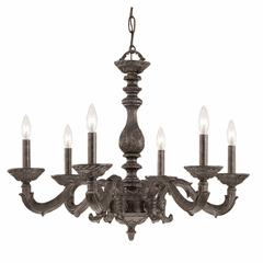 Crystorama Paris Market 6 Light Bronze Chandelier - 5126-VB