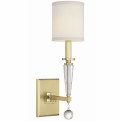 Crystorama Paxton 1 Light Wall Mount - Aged Brass - 8101-AG