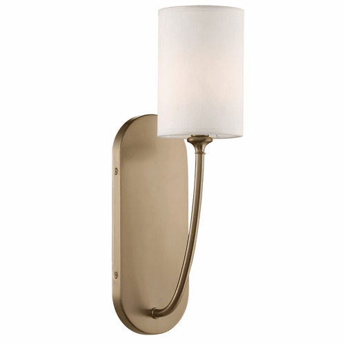 Crystorama Preston 1 Light Wall Mount - Vibrant Gold - PRE-461-VG