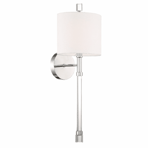 Crystorama Rachel 1 Light Wall Mount - Polished Nickel - RAC-A3501-PN