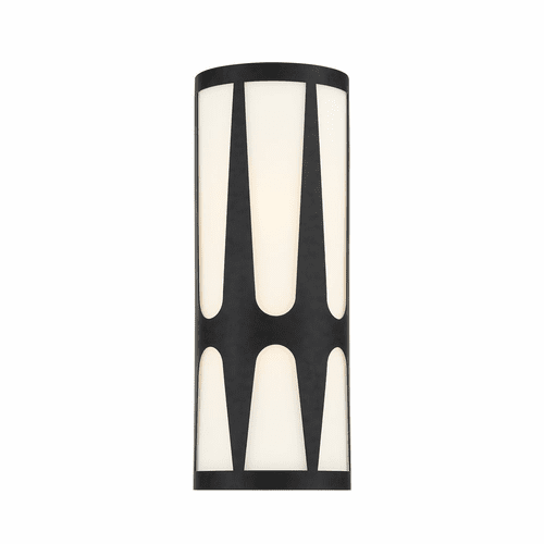 Crystorama Royston 2 Light Wall Sconce - Black - ROY-802-BK