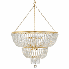 Crystorama Rylee 12 Light Chandelier - Antique Gold - 612-GA