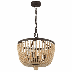 Crystorama Rylee 4 Light Ceiling Mount - Forged Bronze - 604-FB_CEILING