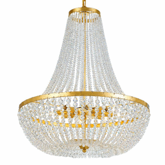 Crystorama Rylee 8 Light Chandelier - Antique Gold - 609-GA