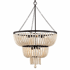 Crystorama Rylee 8 Light Chandelier - Forged Bronze - 610-FB
