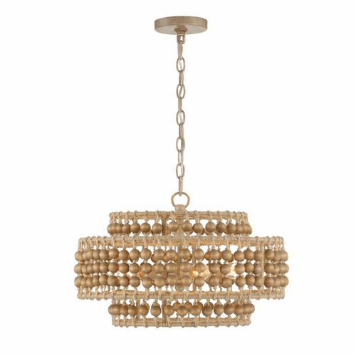 Crystorama Silas 3 Light Chandelier - Burnished Silver - SIL-B6003-BS