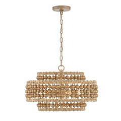 Crystorama Silas 3 Light Chandelier - Burnished Silver - SIL-B6003-BS