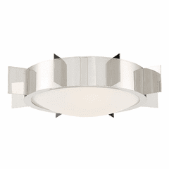 Crystorama Solas 3 Light Ceiling Mount - Polished Nickel - SOL-A3103-PN