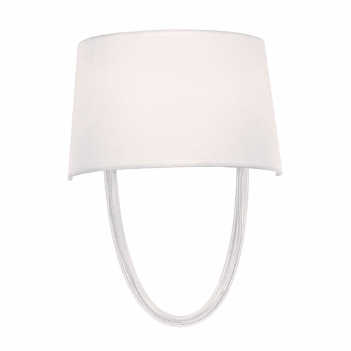 Crystorama Stella 2 Light Wall Mount - Polished Chrome - 9902-CLEAR